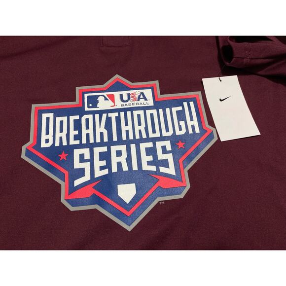 NWT Nike Baseball Breakthrough Series Jersey Mens XL Maroon Red MLB #20 - Picture 6 of 7